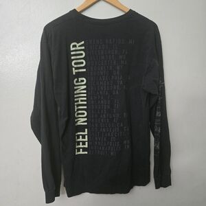 The Plot In You Feel Nothing Tour American Band Shirt Metalcore Large *read*